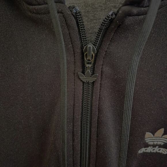 New Adilenium short full zip Adidas cropped hoodie size M - Picture 6 of 6